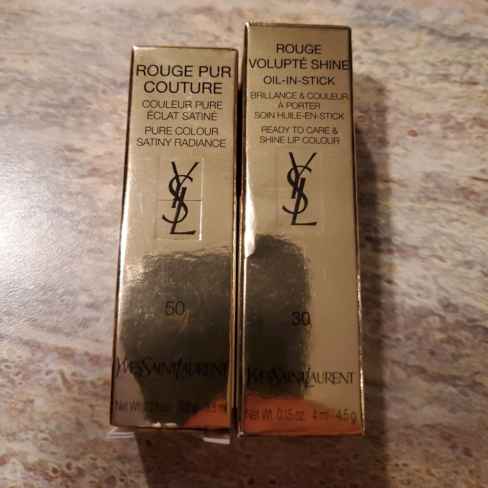 YSL lipsticks retails for $38 each. Two for $55.00